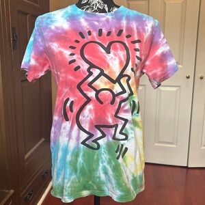 KEITH HARING TIE-DYE SHIRT